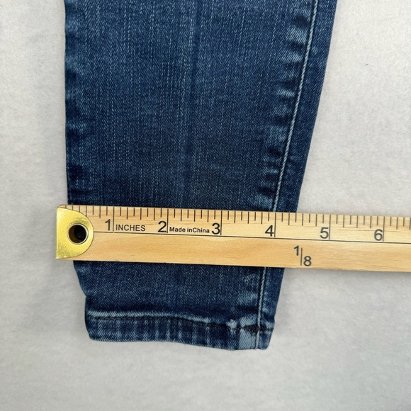 Abercrombie + Fitch Jeans Womens SZ 25L Dark Blue Simone High Rise Super Skinny - Picture 12 of 15